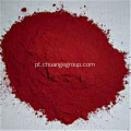 Pó de pigmento de tinta vermelha em pó de óxido de ferro